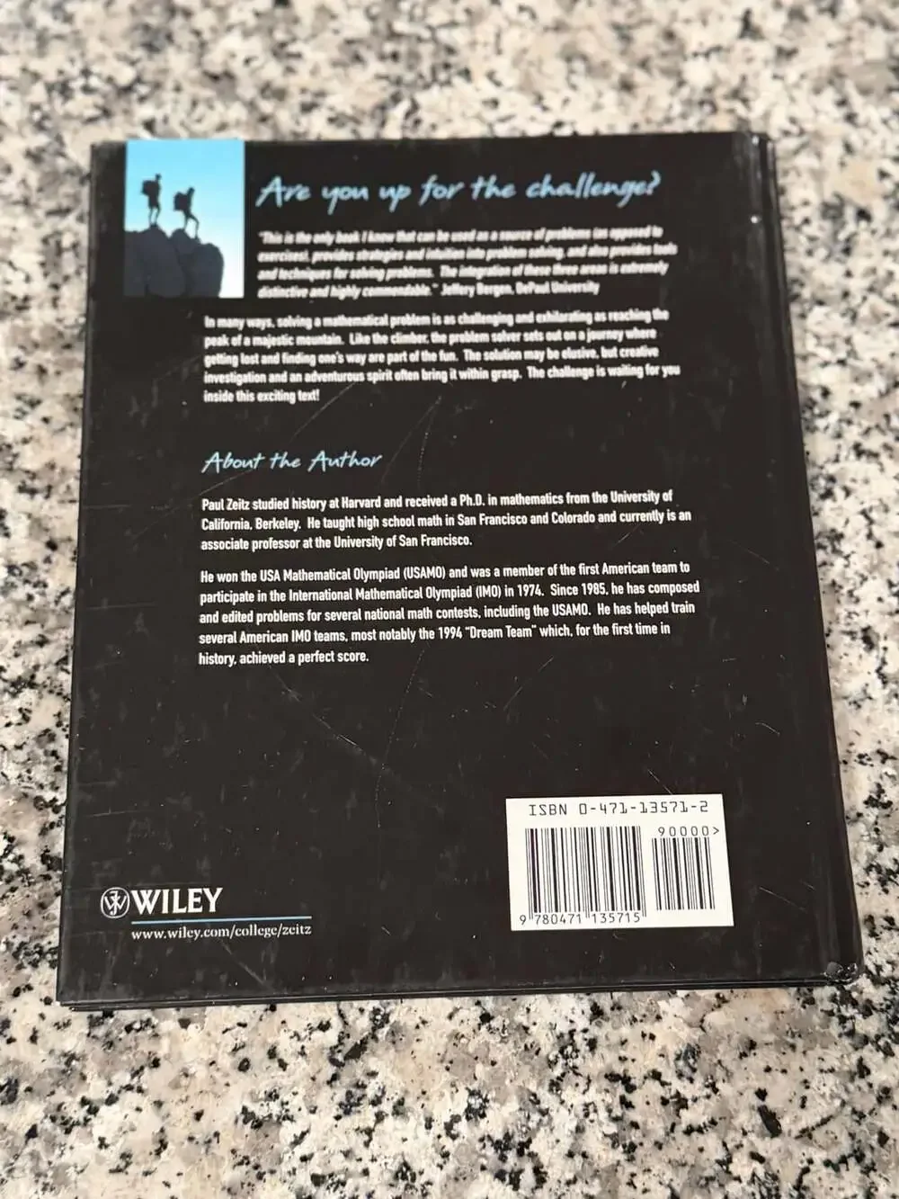 Wiley The Art and Craft of Problem Solving by Paul Zeitz Hardcover